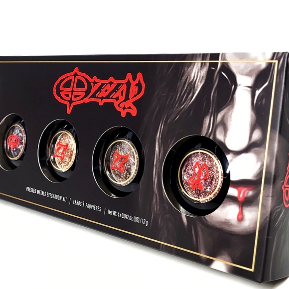 Rock & Roll Beauty Ozzy Osbourne Metal Flake Eyeshadow Kit of 4 NIB - Picture 3 of 14